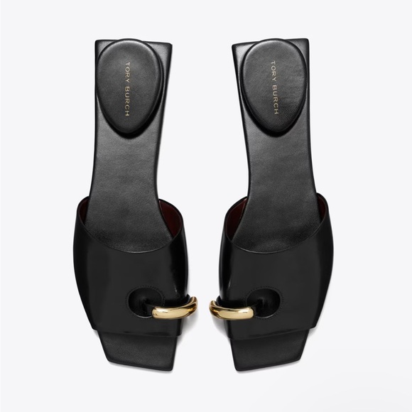 Tory Burch Pierced Mule Sandals - Picture 4 of 8